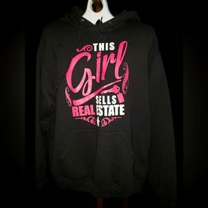 Women Black Hoodie Size Large